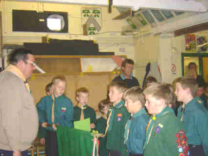 Scout Investiture 21st April 2004