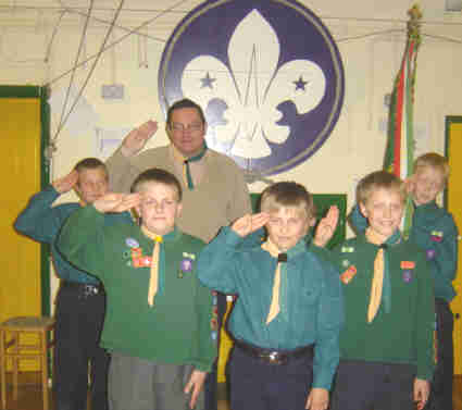 Scout Investiture 21st April 2004