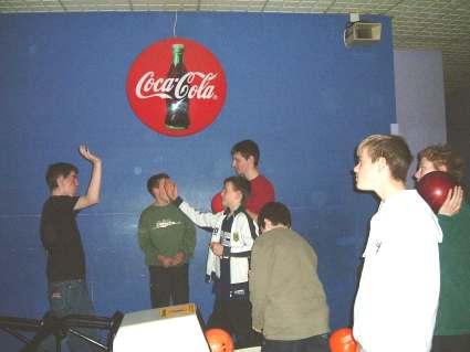 Bowling before Troop Meeting 27th February 2004