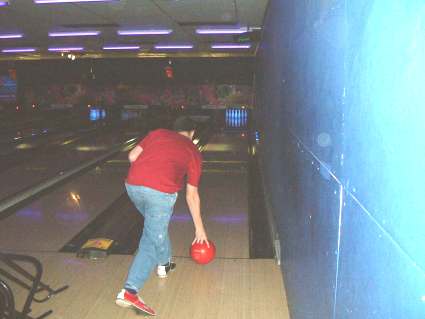 Bowling before Troop Meeting 27th February 2004