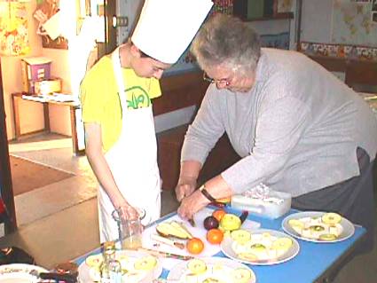 Chef Cooking Competition 2005 - PG with their guest Jane Taylor