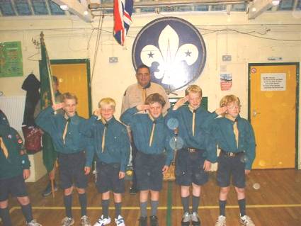 Scout Investiture 21st April 2005