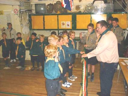 Scout Investiture 21st April 2005