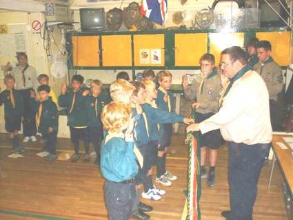 Scout Investiture 21st April 2005