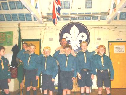 Scout Investiture 21st April 2005
