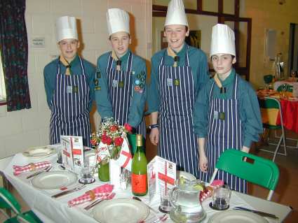 Regional Cooking Competition -  2005 - Pinkneys Green Scouts Represented Maidenhead and Berkshire