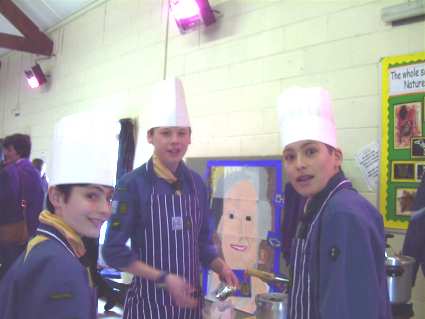 Regional Cooking Competition -  2005 - Pinkneys Green Scouts Represented Maidenhead and Berkshire