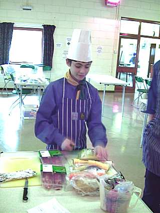 Regional Cooking Competition -  2005 - Pinkneys Green Scouts Represented Maidenhead and Berkshire