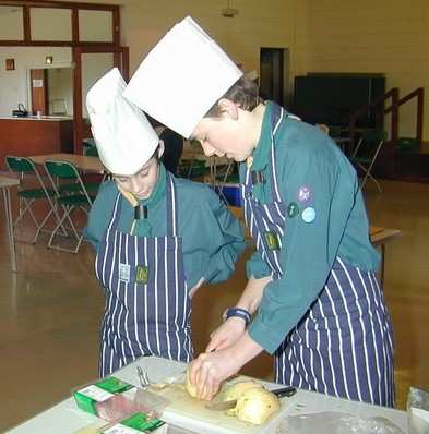 Regional Cooking Competition -  2005 - Pinkneys Green Scouts Represented Maidenhead and Berkshire