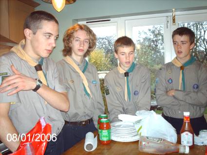 2006 PLG YL's gave the Troop Leaders a Thank You meal