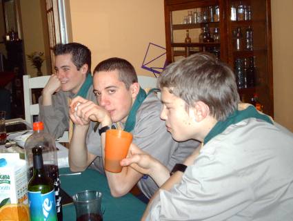2006 PLG YL's gave the Troop Leaders a Thank You meal