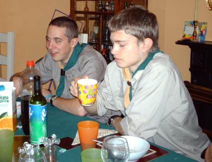 2006 PLG YL's gave the Troop Leaders a Thank You meal
