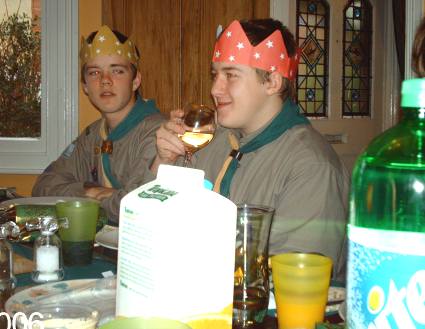 2006 PLG YL's gave the Troop Leaders a Thank You meal