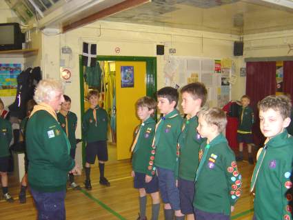 Scout Investiture Wednesday 9th February 2006