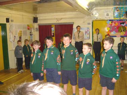 Scout Investiture Wednesday 9th February 2006