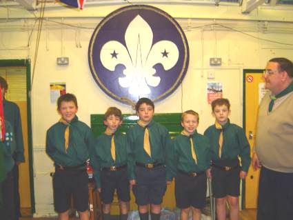 Scout Investiture Wednesday 9th February 2006