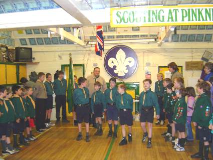 Scout Investiture Wednesday 9th February 2006