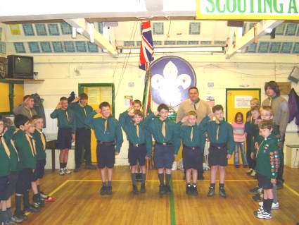 Scout Investiture Wednesday 9th February 2006