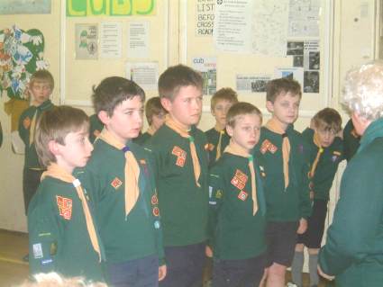 Scout Investiture Wednesday 9th February 2006