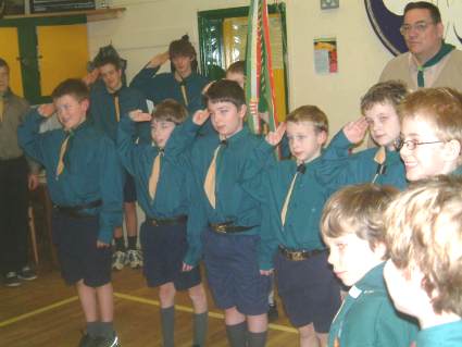 Scout Investiture Wednesday 9th February 2006