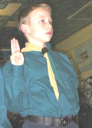 Scout Investiture Wednesday 9th February 2006