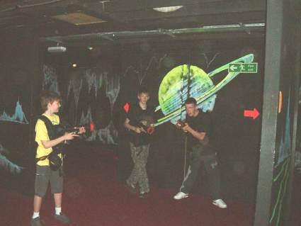 Evening at Laser Quest Wokingham 2006