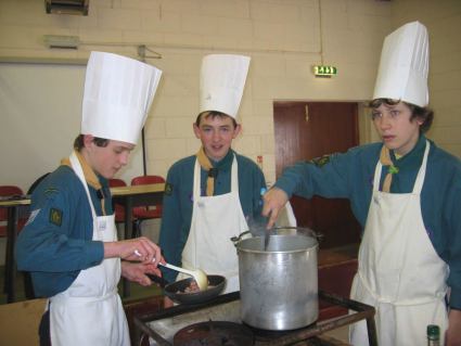 Regional Cooking Competition -  2006 - Pinkneys Green Scouts Represented Maidenhead and Berkshire