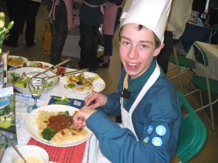 Regional Cooking Competition -  2006 - Pinkneys Green Scouts Represented Maidenhead and Berkshire