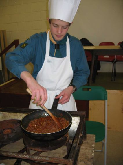 Regional Cooking Competition -  2006 - Pinkneys Green Scouts Represented Maidenhead and Berkshire