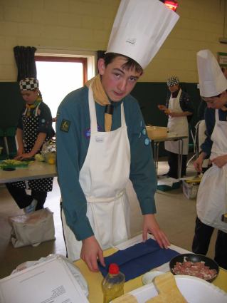 Regional Cooking Competition -  2006 - Pinkneys Green Scouts Represented Maidenhead and Berkshire