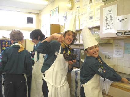 County Cooking Competition -  2007 - Pinkneys Green Scouts
