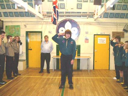 Gold Cheif Scouts Award -  2005 - Pinkneys Green Scouts