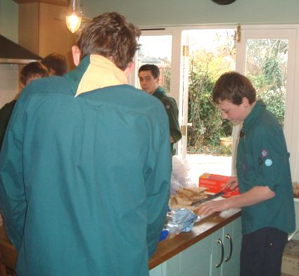 2005 PL's gave the Troop Leaders a Thank You meal