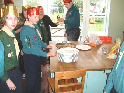 2005 PL's gave the Troop Leaders a Thank You meal