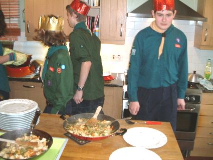 2005 PL's gave the Troop Leaders a Thank You meal