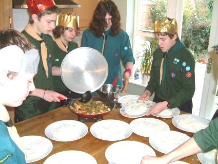 2005 PL's gave the Troop Leaders a Thank You meal