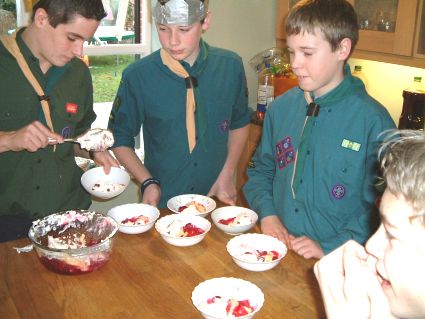 2005 PL's gave the Troop Leaders a Thank You meal