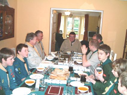 2005 PL's gave the Troop Leaders a Thank You meal