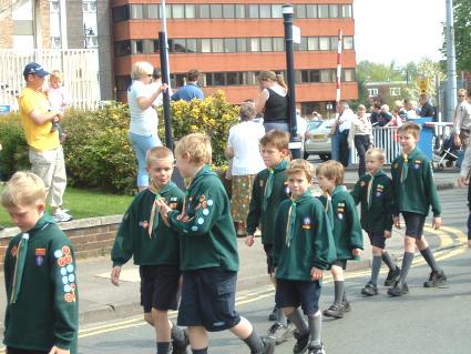 St Georges Day Parade -  2004 - Pinkneys Green Scouts