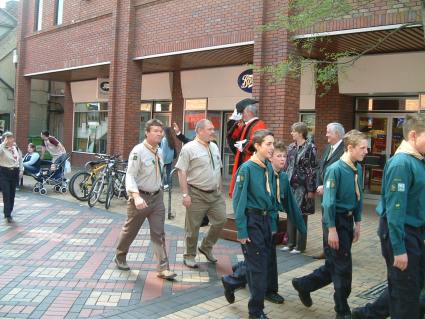St Georges Day Parade -  2004 - Pinkneys Green Scouts