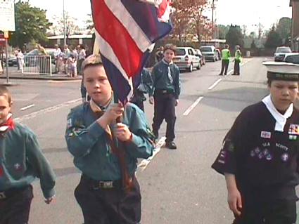St Georges Day Parade -  2004 - Pinkneys Green Scouts