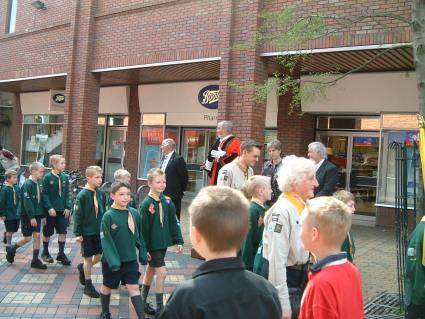 St Georges Day Parade -  2004 - Pinkneys Green Scouts