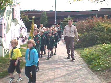 St Georges Day Parade -  2004 - Pinkneys Green Scouts