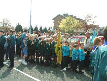 St Georges Day Parade -  2004 - Pinkneys Green Scouts