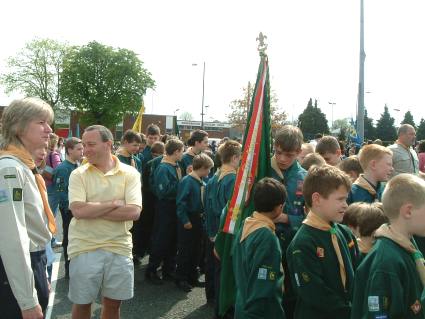 St Georges Day Parade -  2004 - Pinkneys Green Scouts