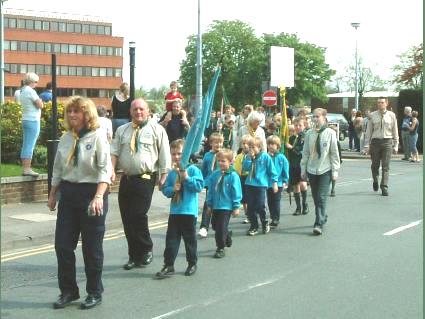 St Georges Day Parade -  2004 - Pinkneys Green Scouts