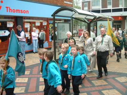St Georges Day Parade -  2005 - Pinkneys Green Scouts