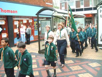 St Georges Day Parade -  2005 - Pinkneys Green Scouts