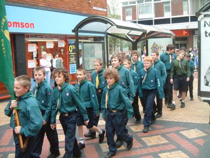 St Georges Day Parade -  2005 - Pinkneys Green Scouts