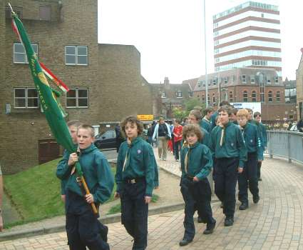 St Georges Day Parade -  2005 - Pinkneys Green Scouts